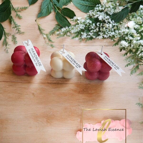 Mini Bubble Bloc – 3-Piece Scented Candle Set