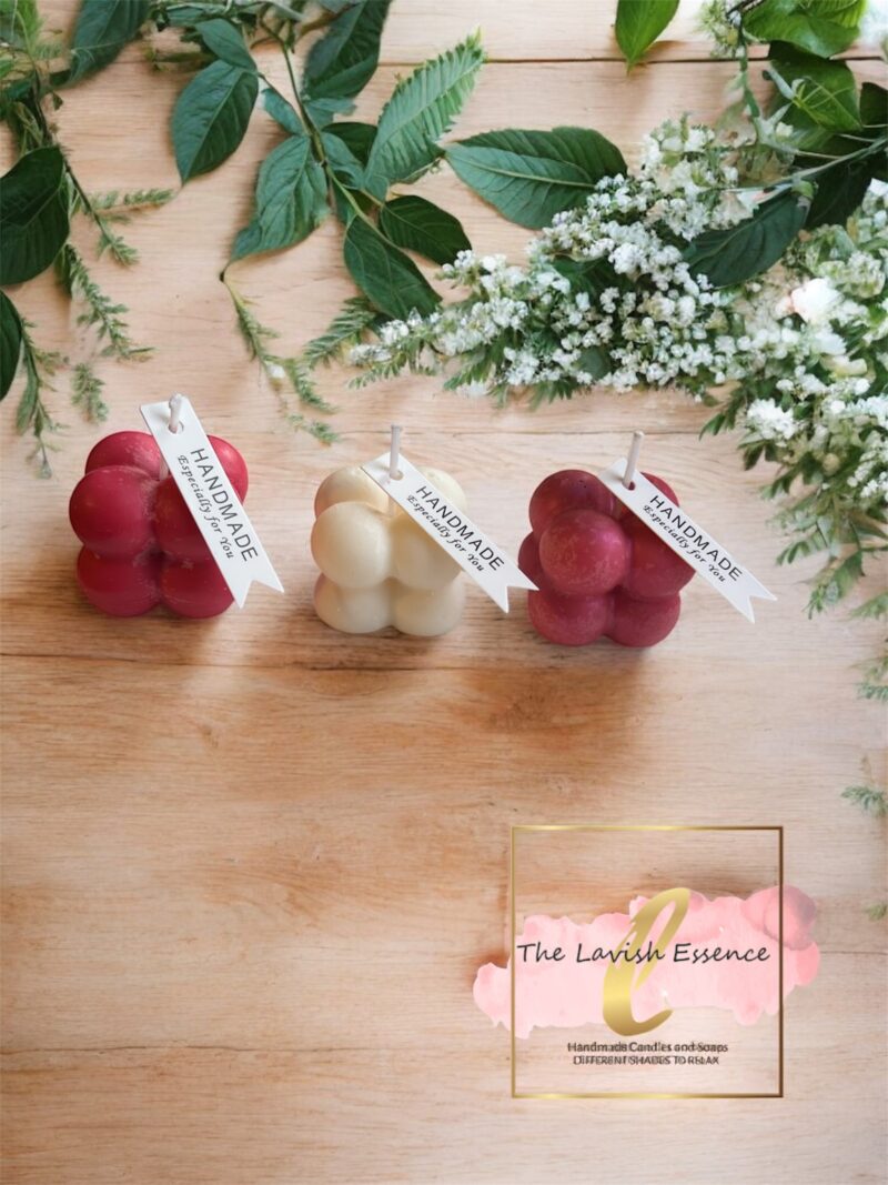 Mini Bubble Bloc – 3-Piece Scented Candle Set
