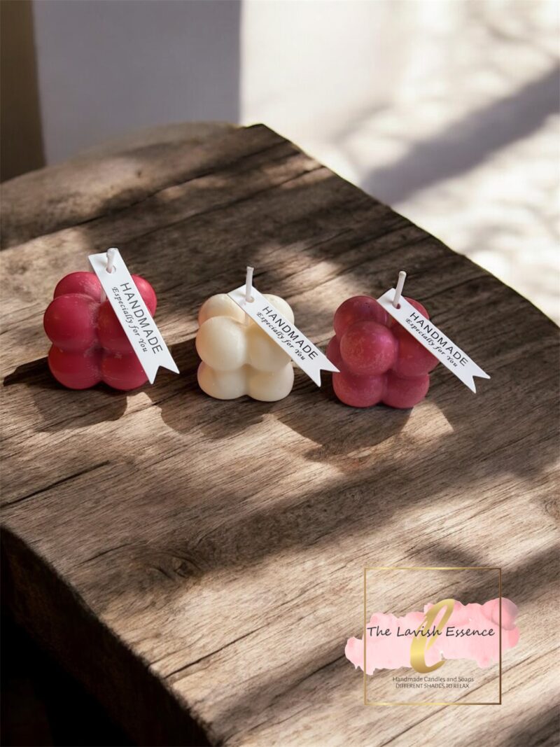 Mini Bubble Bloc – 3-Piece Scented Candle Set - Image 3